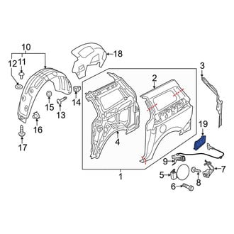Kia OE - Rear Quarter Panel Vent
