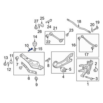 Kia OE - Rear Alignment Camber Adjusting Eccentric