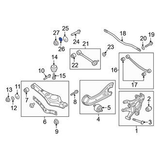 Kia OE - Lower Suspension Control Arm Washer