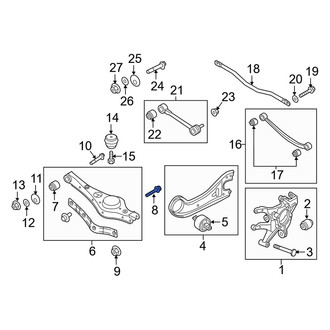 Kia OE - Suspension Control Arm Bolt
