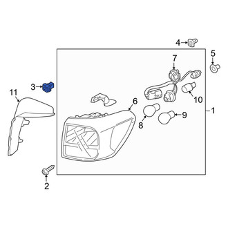 Kia OE - Bumper Cover Retainer