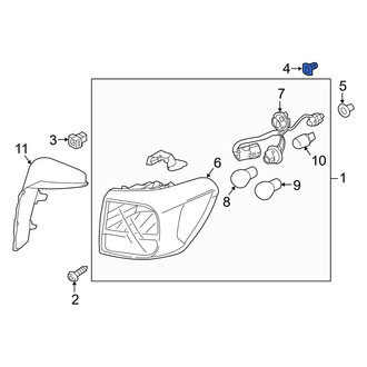 Kia OE - Lower Tail Light Clip