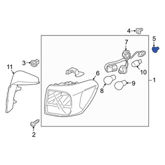 Kia OE - Upper Tail Light Clip