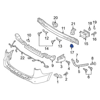Kia OE - Bumper Impact Bar Nut