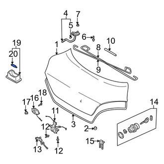 Kia OE - Rear Trunk Light Bulb
