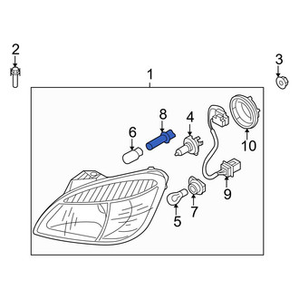 Kia OE - Front Side Marker Light Socket