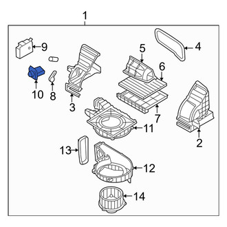 Kia OE - HVAC Blower Motor Resistor
