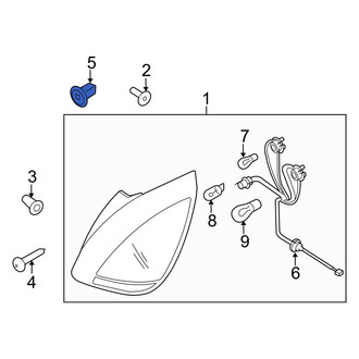 Kia OE - Bumper Cover Nut