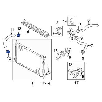 Kia OE - Upper Radiator Hose Clamp