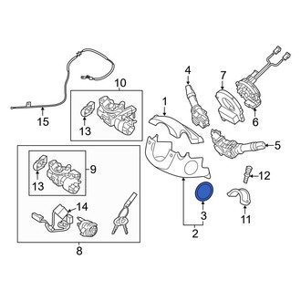 Kia OE - Steering Column Cover Grommet
