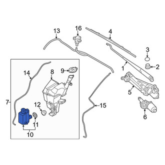 Kia OE - Windshield Washer Pump