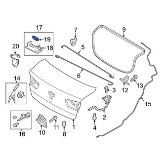 Kia OE - Rear Trunk Light Bulb