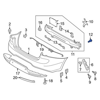 Kia OE - Upper Bumper Cover Stay Bolt