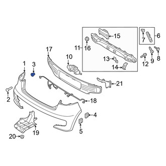 Kia OE - Bumper Cover Retainer