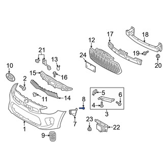 Kia OE - Brake Air Duct Rivet