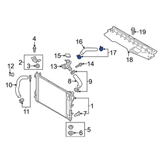 Kia OE - Upper Radiator Hose Clamp