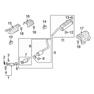 Kia OE - Exhaust Muffler Gasket