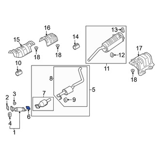 Kia OE - Exhaust Manifold Flange Gasket
