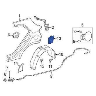 Kia OE - Rear Right Quarter Panel Vent