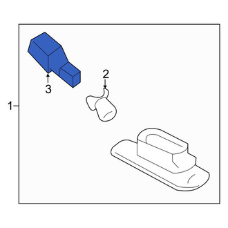 Kia OE - Rear License Plate Light Socket