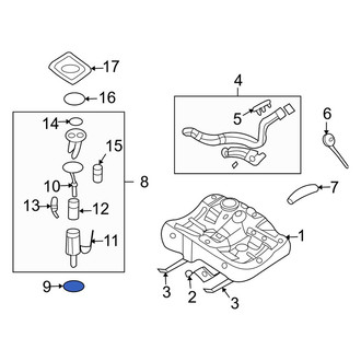 Kia OE - Fuel Pump Tank Seal