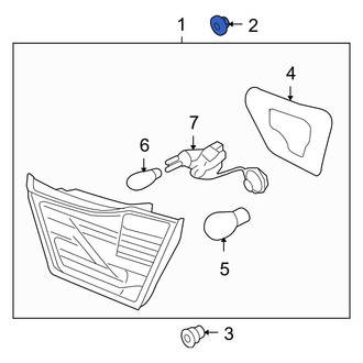Kia OE - Door Molding Nut
