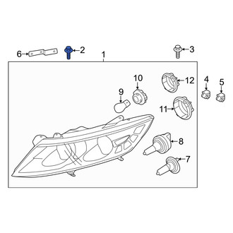 Kia OE - Lower Headlight Mounting Bolt