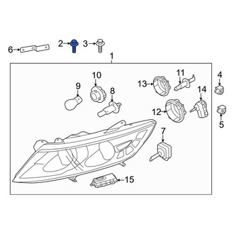 Kia OE - Lower Headlight Mounting Bolt