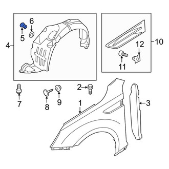 Kia OE - Rear Bumper Cover Rivet