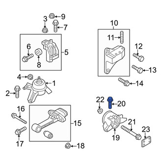 Kia OE - Suspension Crossmember Bolt