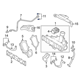 Kia OE - Turbocharger Oil Line Gasket