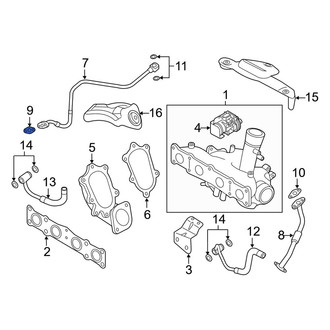 Kia OE - Turbocharger Oil Line Gasket