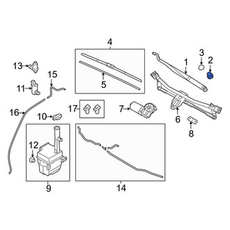 Kia OE - Wiper Arm Nut