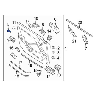 Kia OE - Fender Molding Screw