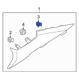 Kia OE - Body B-Pillar Trim Panel Clip