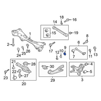 Kia OE - Rear Alignment Camber Adjusting Eccentric