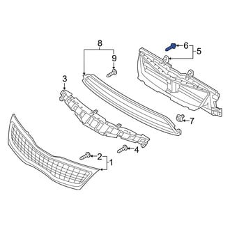 Kia OE - Bumper Cover Screw