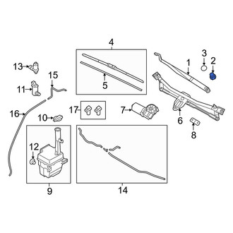 Kia OE - Wiper Arm Nut