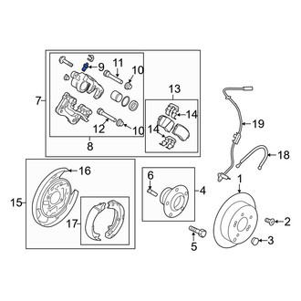 Kia OE - Rear Brake Bleeder Screw