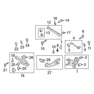 Kia OE - Suspension Subframe Washer