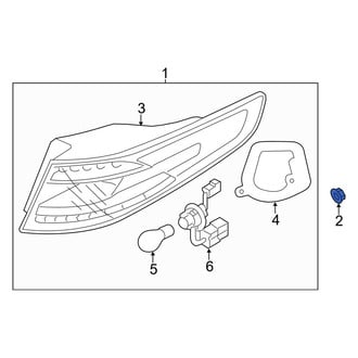 Kia OE - Tail Light Nut