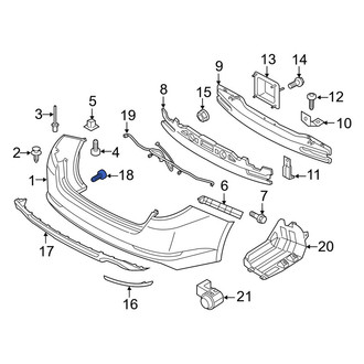 Kia OE - Bumper Cover Reinforcement Screw