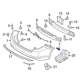 Kia OE - Front Bumper Cover Bolt