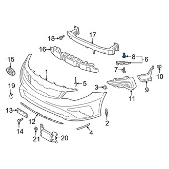 Kia OE - Lower Bumper Cover Nut