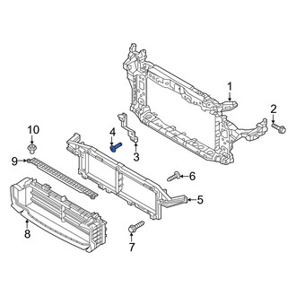 Kia OE - Bumper Cover Support Rail Screw
