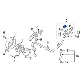 Kia OE - Engine Coolant Outlet O-Ring