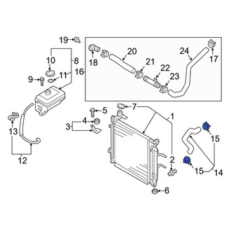 Kia OE - Lower Radiator Hose Clamp