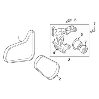 Kia OE - Accessory Drive Belt Tensioner Assembly