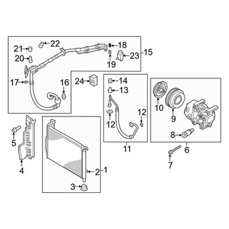 Kia OE - A/C Refrigerant Line O-Ring