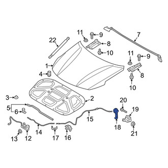 Kia OE - Front Hood Release Handle